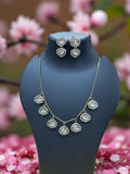 Moissanite necklace set - Kurti Connection USA