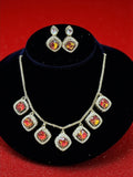 Fire stone necklace - Kurti Connection USA