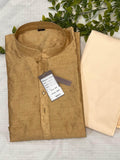Golden kurta pajaama - Kurti Connection USA