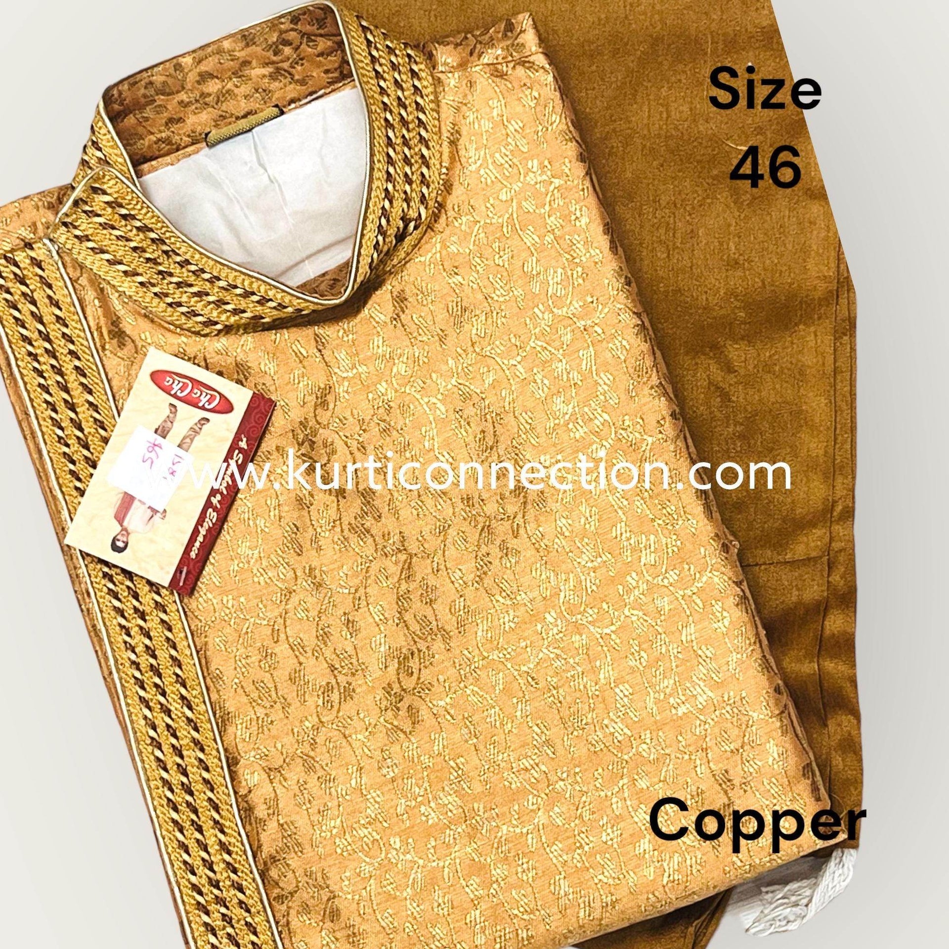 Silk kurta : Size 46 - Kurti Connection USA