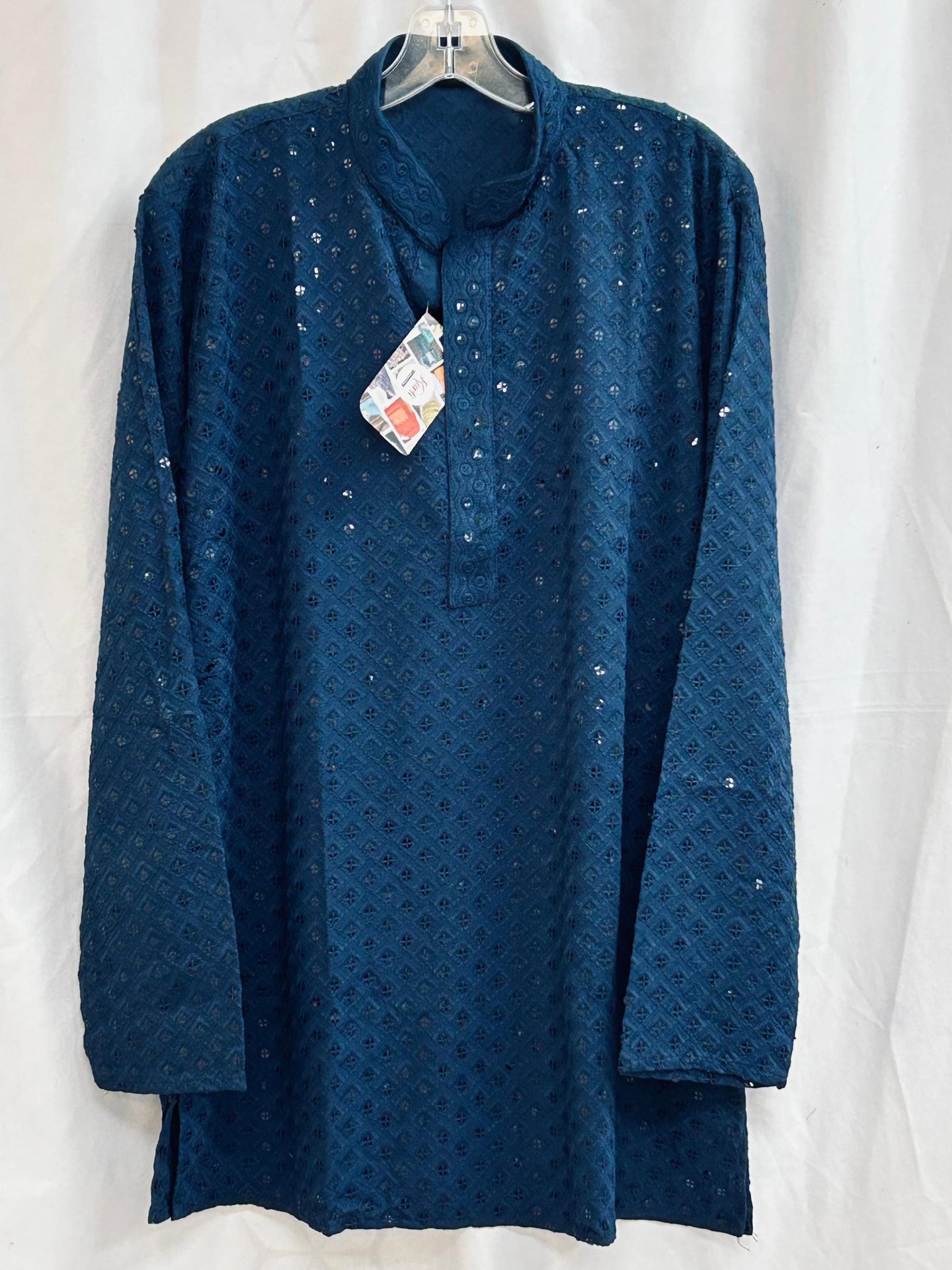 Sequin short kurta - Kurti Connection USA