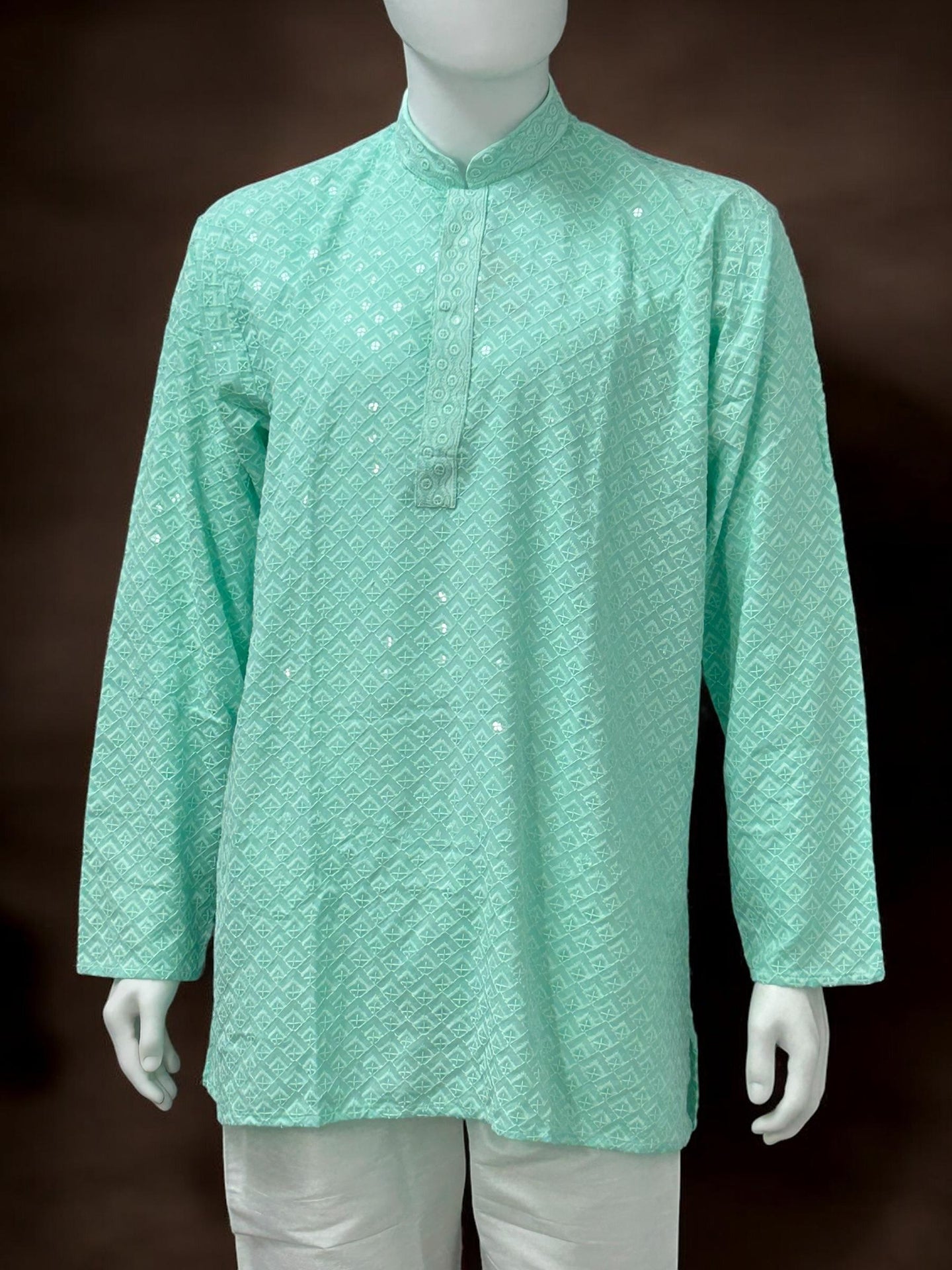 Sequin short kurta - Kurti Connection USA