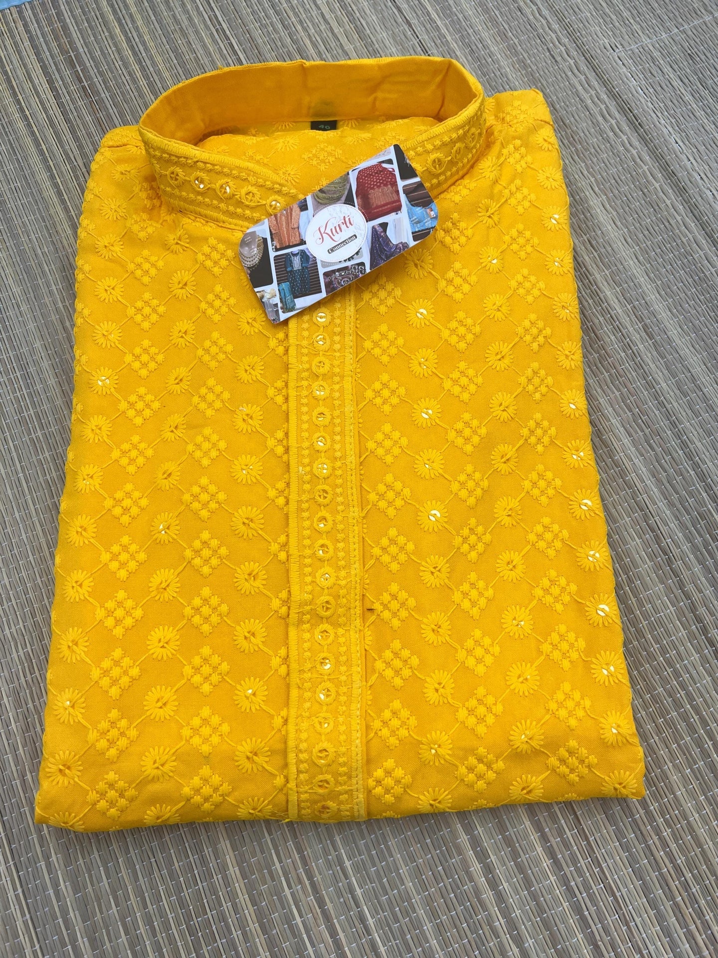Sequin short kurta - Kurti Connection USA