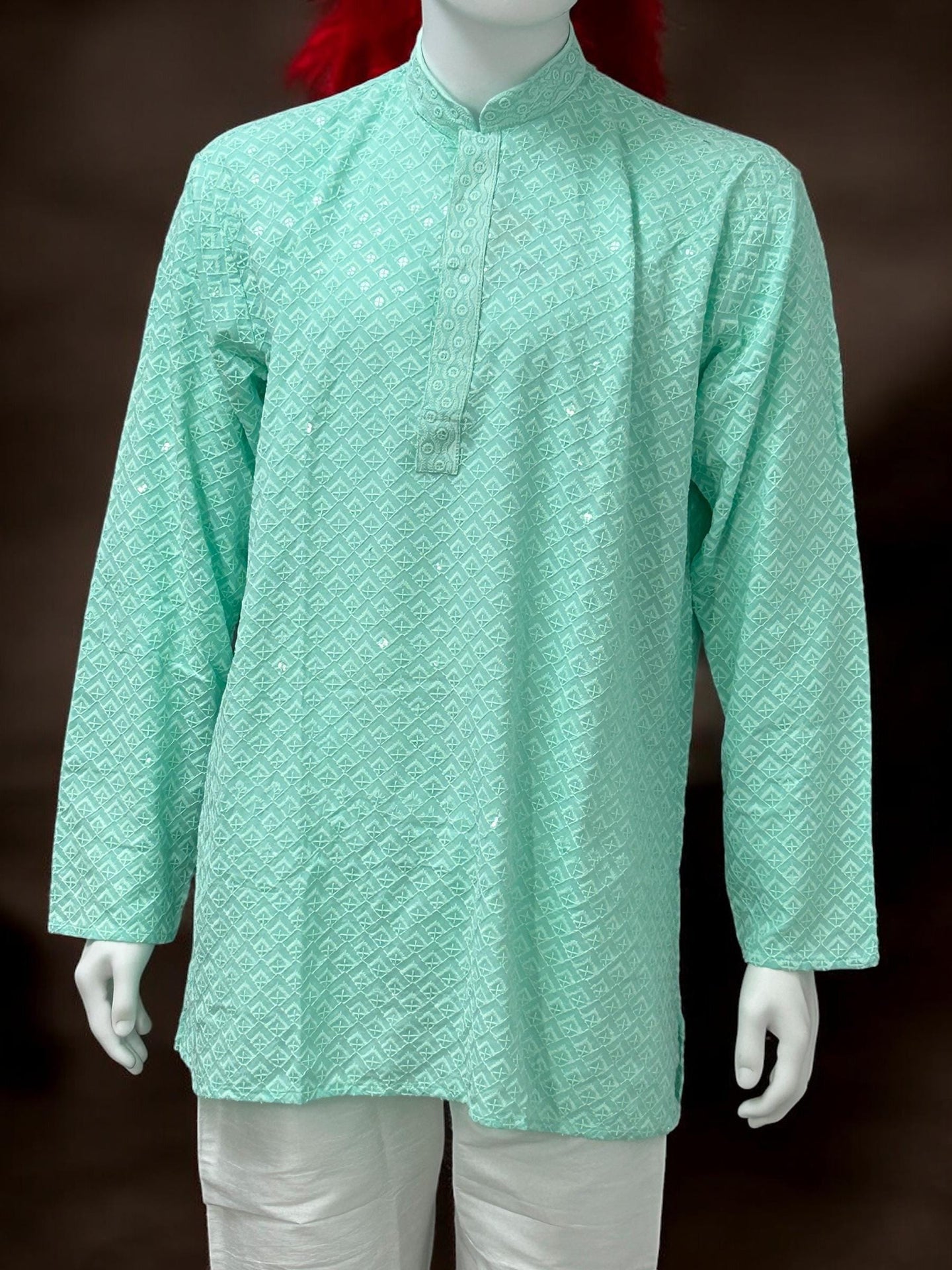 Sequin short kurta - Kurti Connection USA