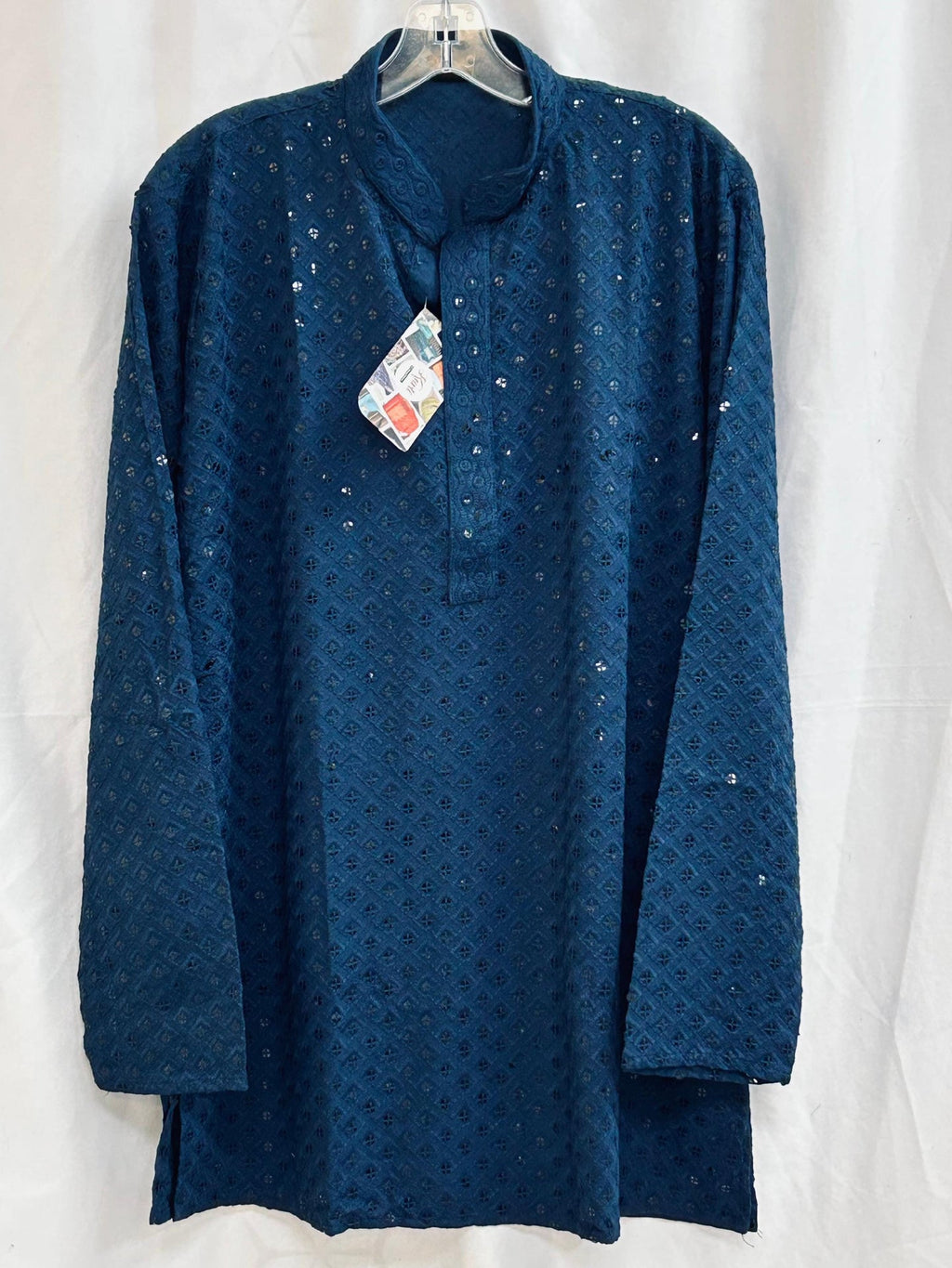 Sequin short kurta - Kurti Connection USA