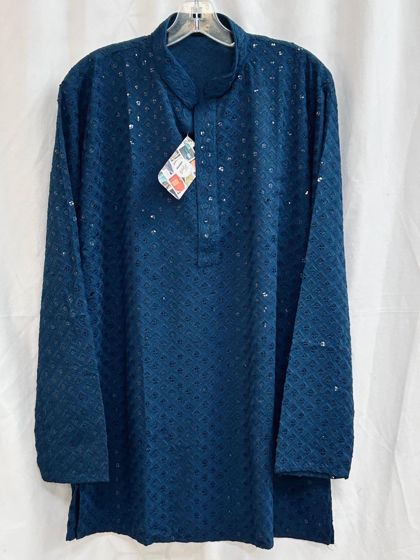 Sequin short kurta - Kurti Connection USA