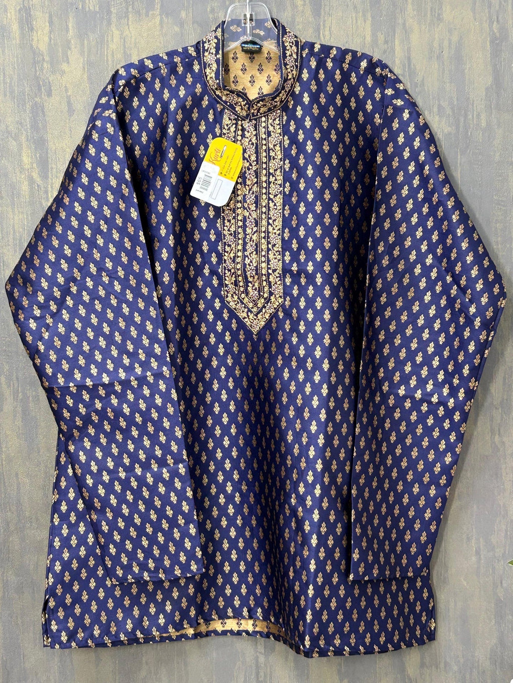 Silk short kurta for men - Kurti Connection USA