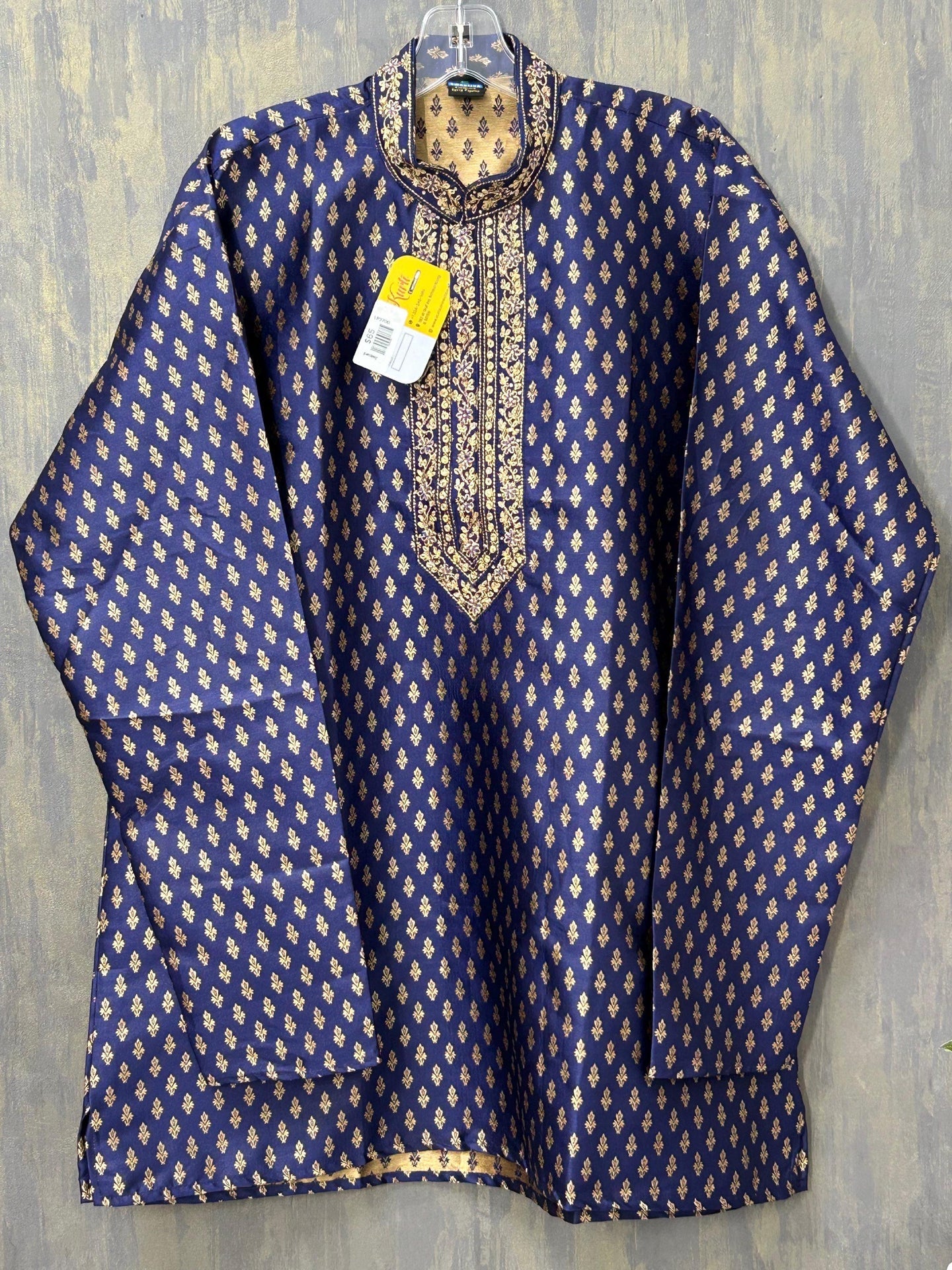 Silk short kurta for men - Kurti Connection USA