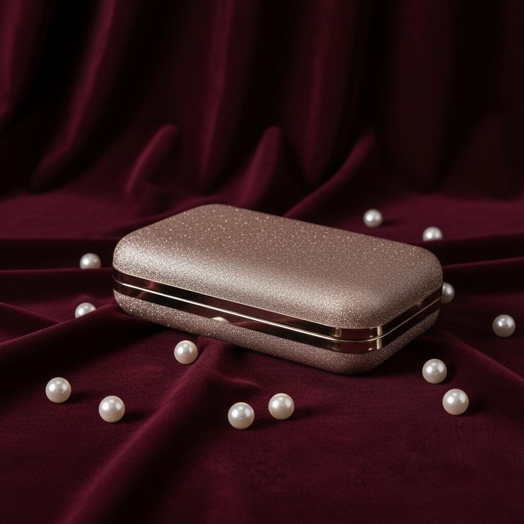 Champagne Gold Bridal Clutch Purse | Elegant Wedding Evening Bag | Indian Ethnic Clutch for Party & Bridesmaid Gift by Etsy