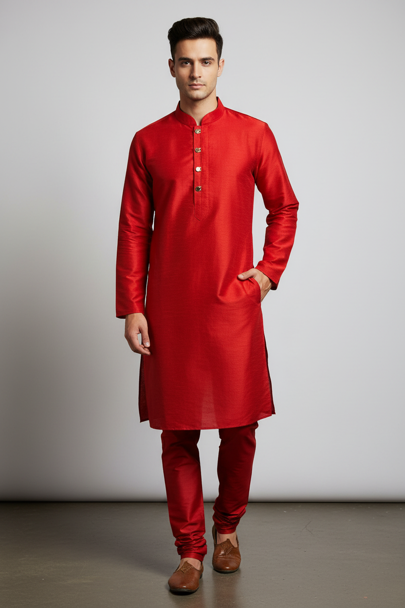 men's kurta pyjama set by Kurti Connection USA
